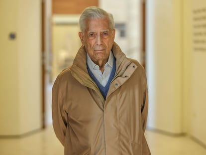 Mario Vargas Llosa, fotografiado en Málaga en 2023.