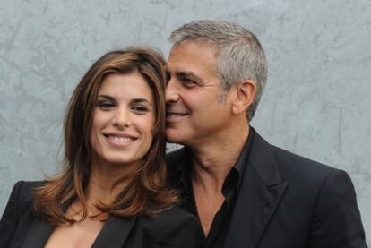 George Clooney y Elisabetta Canalis.