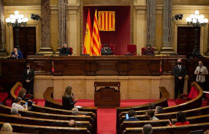 Pleno del Parlament del 4 de noviembre de 2020.