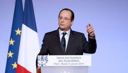 El presidente francés, François Hollande.