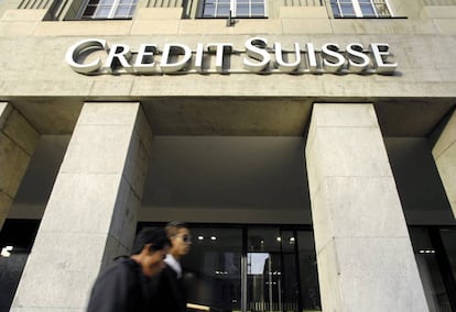 Sucursal de Credit Suisse branch en Biel Bienne, Suiza.