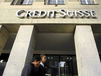 Sucursal de Credit Suisse branch en Biel Bienne, Suiza.