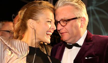 Lorenzo de Bélgica y Cleo Baele, en el festival de cine de Gante 2013.