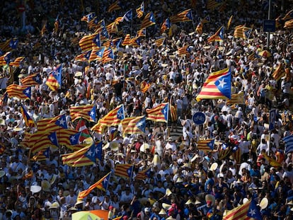 Celebrations for the 2016 Catalan National Day.