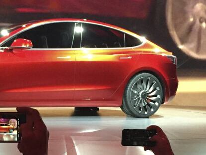Prototipo de Model 3 de Tesla