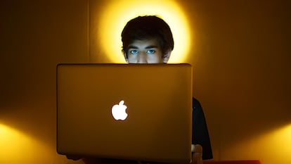 Aaron Swartz en una imagen tomada pocos meses antes de que se suicidara.