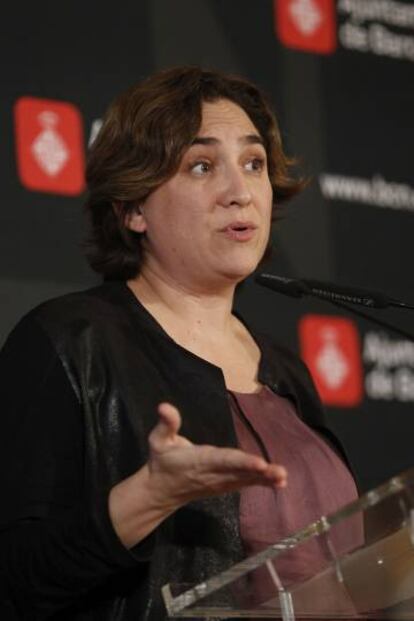 Barcelona's Mayor Ada Colau.