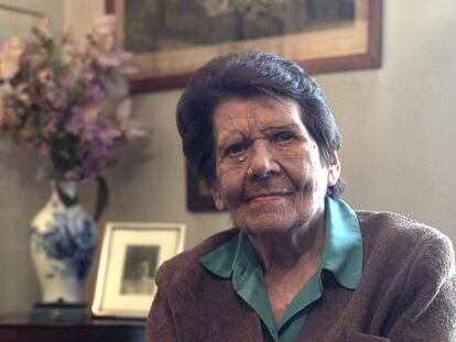 María Canals, en una entrevista concedida a EL PAÍS en 2004.