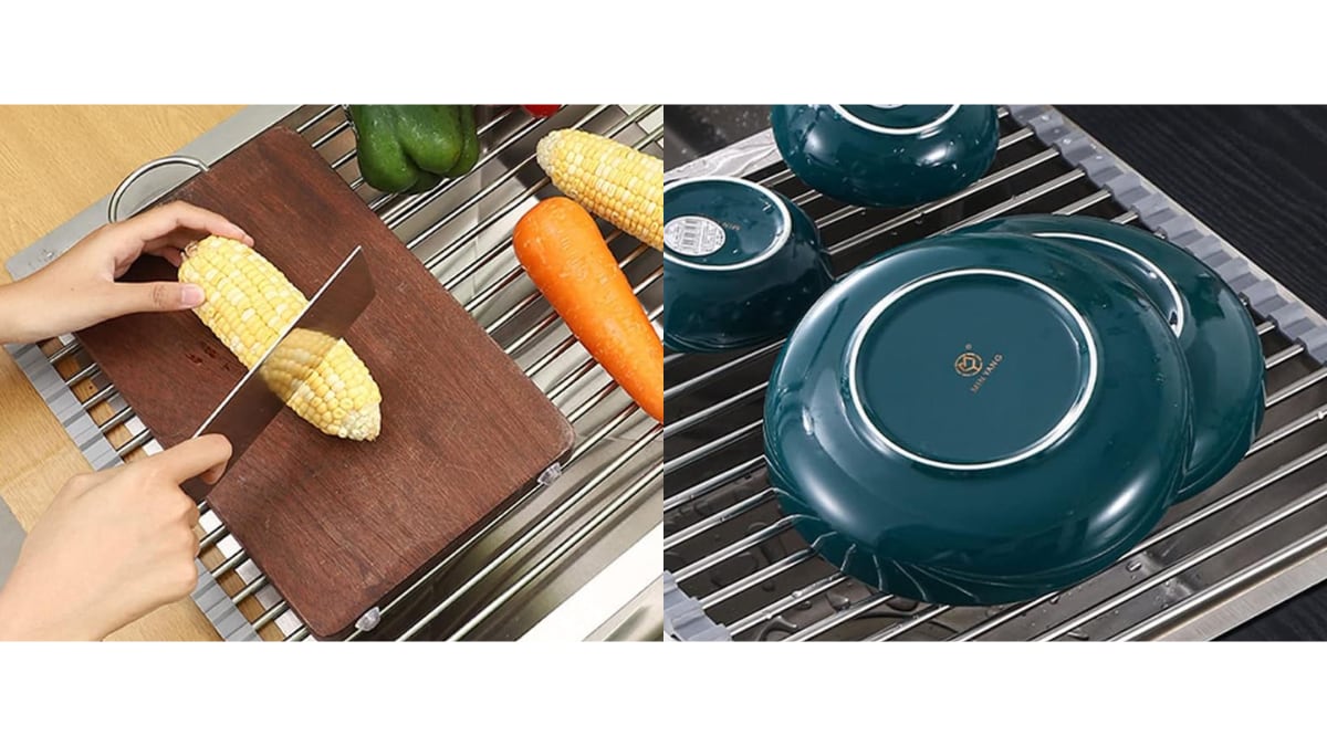 It is a multifunctional dish drainer.