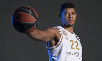 Walter Tavares, en la ciudad deportiva de Valdebebas