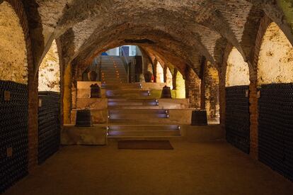 La bodega Real Cortijo de Carlos III ha servido de plató para series de ficción como 'Gran Reserva' o 'Guante Blanco'.