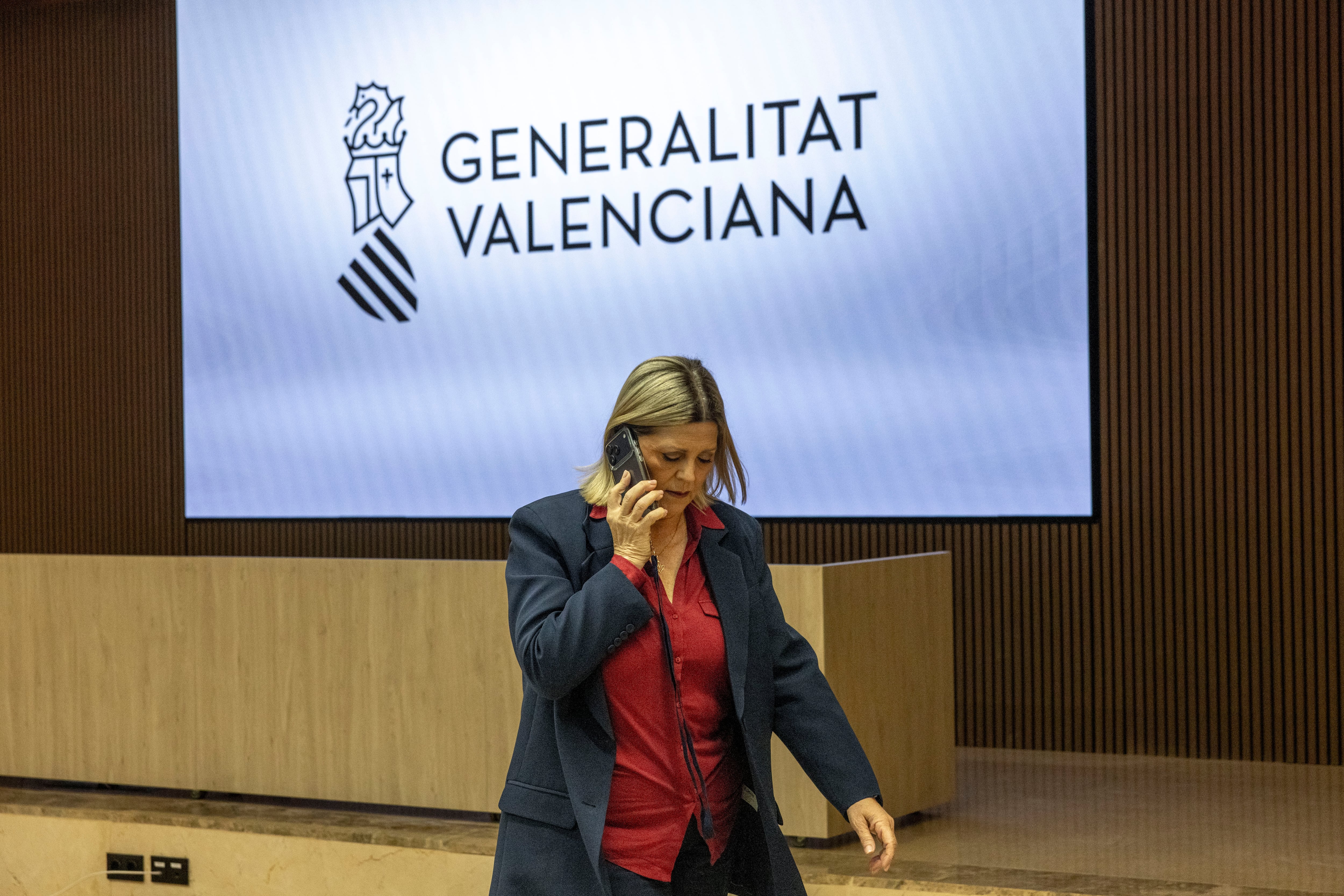 La consejera de Educación, Cultura y Universidades de la Generalitat Valenciana, Carmen Ortí, este jueves. 