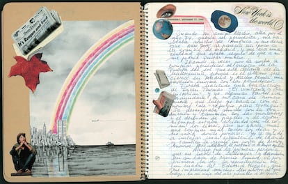 Collage de interior del libro 'Visión de Nueva York'. 