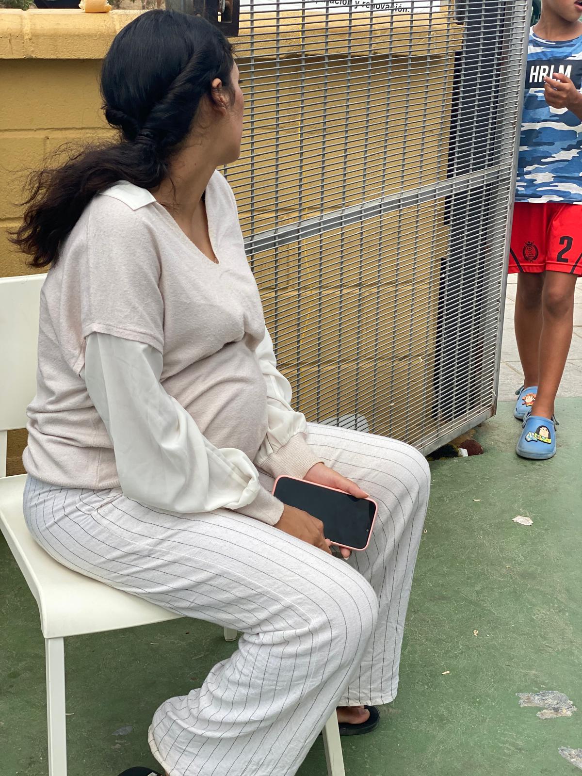 Hibba, de 21 años, este miércoles en Ceuta.