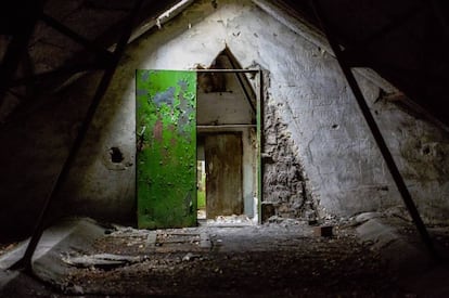 Otra foto del blog 'Abandoned Berlín' del aeropuerto de Schönwalde.
