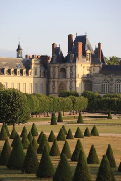 El palacio de Fontainebleau, al sureste de París.