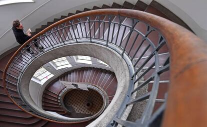 Escaleras en la Universidad Bauhaus de Weimar (Alemania).