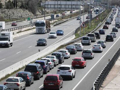 La autovía A-3 a su paso por la Comunidad de Madrid, en una imagen de archivo.