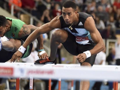 Orlando Ortega, en un competici&oacute;n en febrero.