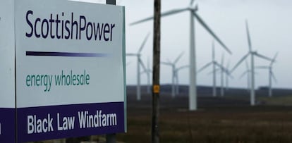 Parque e&oacute;lico de Scottish Power en Escocia