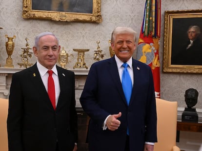 Benjamín Netanyahu y Donald Trump