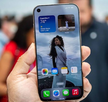 Imagen conceptual de la pantalla del iPhone 18 Pro