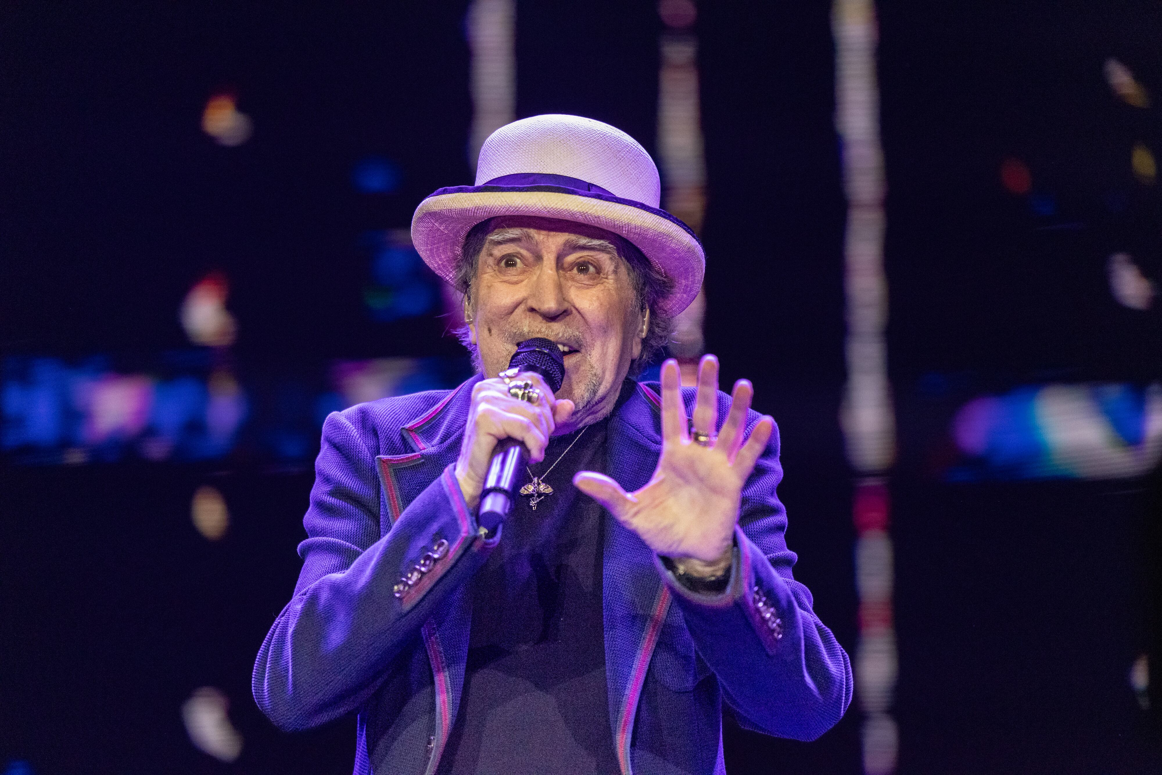 Joaquín Sabina, este domingo en Madrid.