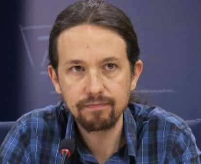 Podemos leader Pablo Iglesias.