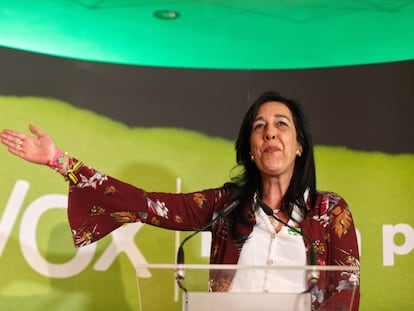La parlamentaria electa de Vox por Álava, Amaya Martínez, en una imagen de archivo.