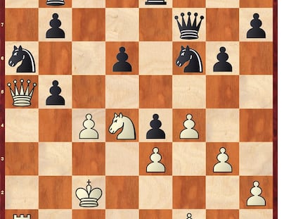 Posición tras 21 ..cxb5
