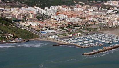 Vista aérea de urbanizaciones en Canet d' en Berenguer en una imagen de archivo.