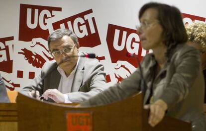 El alcalde de Lleida, &Agrave;ngel Ros, y la exconsejera Montserrat Tura en un acto reciente.