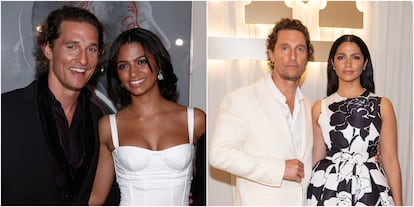 Matthew McConaughey y Camila Alves (13 años casados). En sus inicios en Hollywood, el actor era el galán predilecto de las comedias románticas. Sin embargo, en la vida real, no encontraba a la persona con la que compartir su vida. Todo cambió en 2006, cuando, en un momento en el que el intérprete “estaba deseando tener una familia”, en sus palabras, conoció a la modelo. El 14 de noviembre de 2023, McConaughey, en una entrevista con Katherine Schwarzenegger en el programa ‘Live Talks Los Angeles’, contó de qué manera él y su pareja enfrentan los desafíos y los problemas: “Nadie es perfecto. Pero si puedes animarlos a ser más ellos mismos, eso es una parte del amor incondicional”. Para él, otra parte importante de su matrimonio con Alves es que no rehúyen los problemas: “Si las cosas van bien, sigue encendiendo luces verdes. Si no, hay que ocuparse de los problemas, porque si no te atrapan más tarde”. McConaughey y Alves se casaron en una ceremonia privada en su propiedad de Austin (Texas) en 2012. Fruto de su relación tienen tres hijos: Levi, que nació en 2008, Vida, en 2010, Livingston, en 2012.