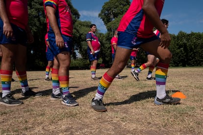 Ciervos Pampas RC, entrenamiento en el Parque Manuel Belgrano , Buenos Aires, Argentina, 05 Marzo 2023. Photographer: Valentina Fusco / El País