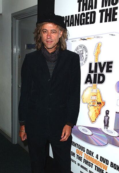 Bob Geldof, en Londres.