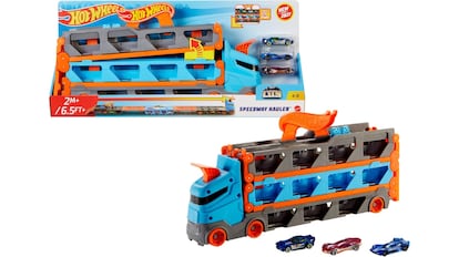 View of the discounted toy truck on Amazon