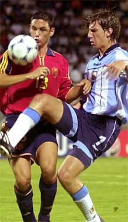 El argentino Maxi López y Melli.