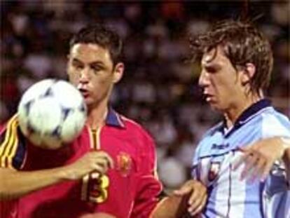 El argentino Maxi López y Melli.