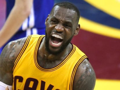 LeBron James é a estrela do Cleveland.