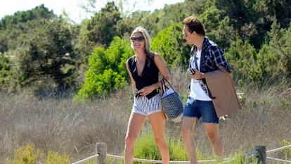Kate Moss e Jamie Hince, em Formentera.