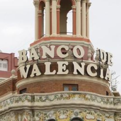 Fachada de la oficina central del Banco de Valencia