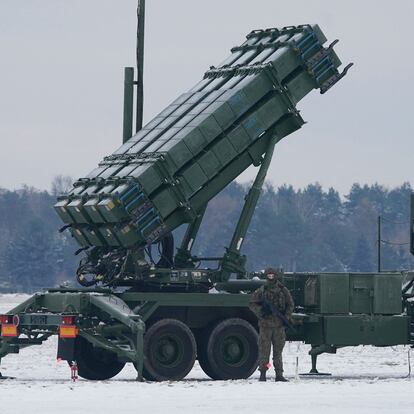 Batería de misiles Patriot, en Varosvia (Polonia).