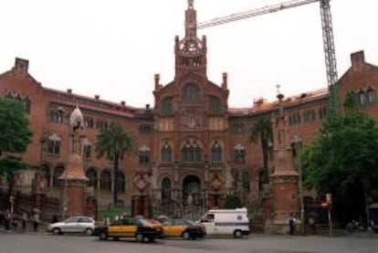 Vista del Hospital de la Santa Creu y Sant Pau de Barcelona, donde se podría ubicar la sede de la Secretaría de la GWOPA, organismo especializado de ONU-Habitat (Programa de Naciones Unidas para los asentamientos humanos). EFE/Archivo