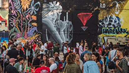 Imagen de la edición pasada del Poblenou Urban District, en Barcelona.