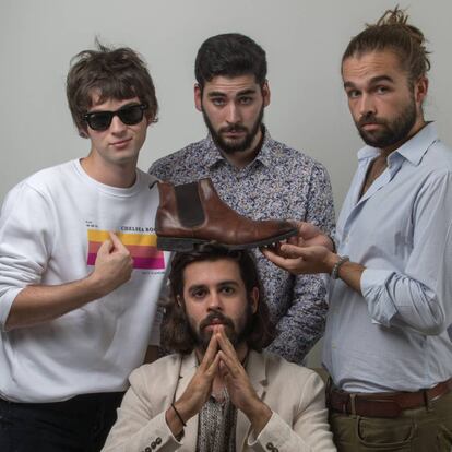 Los integrantes de Chelsea Boots en Madrid Foto: Víctor Sainz