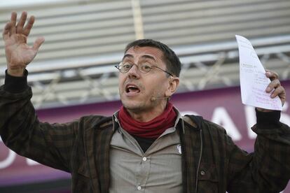 El politólogo, profesor y cofundador de Podemos, Juan Carlos Monedero .