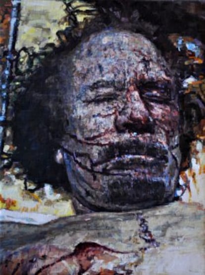 'Ubu roi, cabeza de Gadafi', de Luca del Baldo