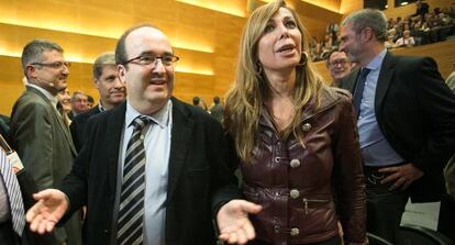 Iceta i Camacho han coincidit a l'acte de Societat Civil.