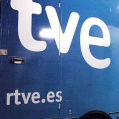 Unidad móvil de Televisión Española