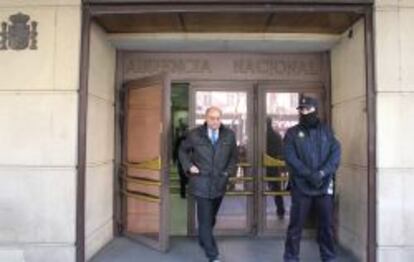 Gerardo Díaz Ferrán, a la salida de la Audiencia Nacional.